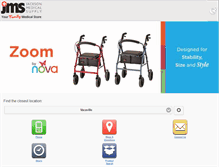 Tablet Screenshot of jacksonmedicalsupply.com